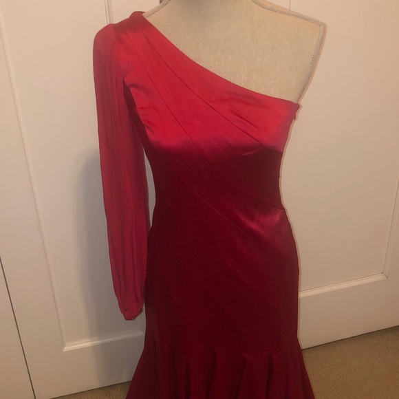 Karen Millen Dresses & Skirts - Women’s Karen Millen red off the shoulder dress